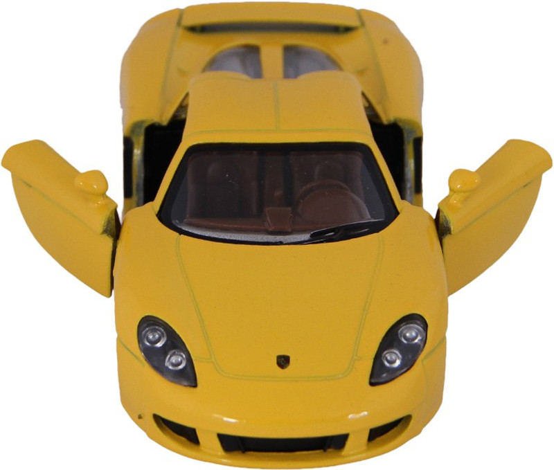 Kinsmart Die-Cast Metal Porsche Carrera Gt(Yellow, Pack of: 1)