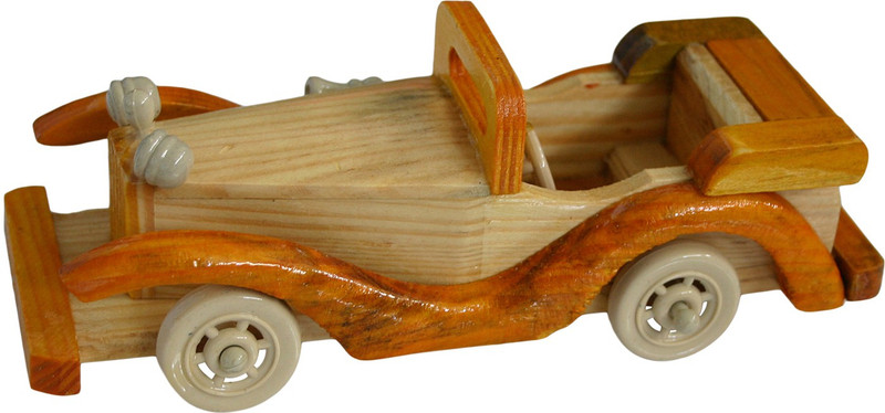 BKDT Marketing Wooden Hand Made Beautiful Decorative Car(Brown, Pack of: 1)