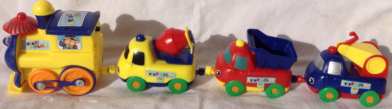 New Pinch Play Train Magnetic Without Track For Kids( Color May Very)(Multicolor, Pack of: 1)