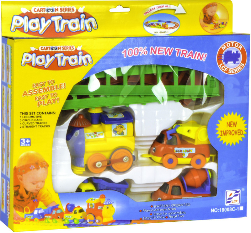 Sun Toys Play Train Set(Multicolor, Pack of: 10)