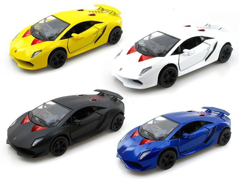 Kinsmart Pack of 4 Lamborghini Sesto(Multicolor, Pack of: 4)
