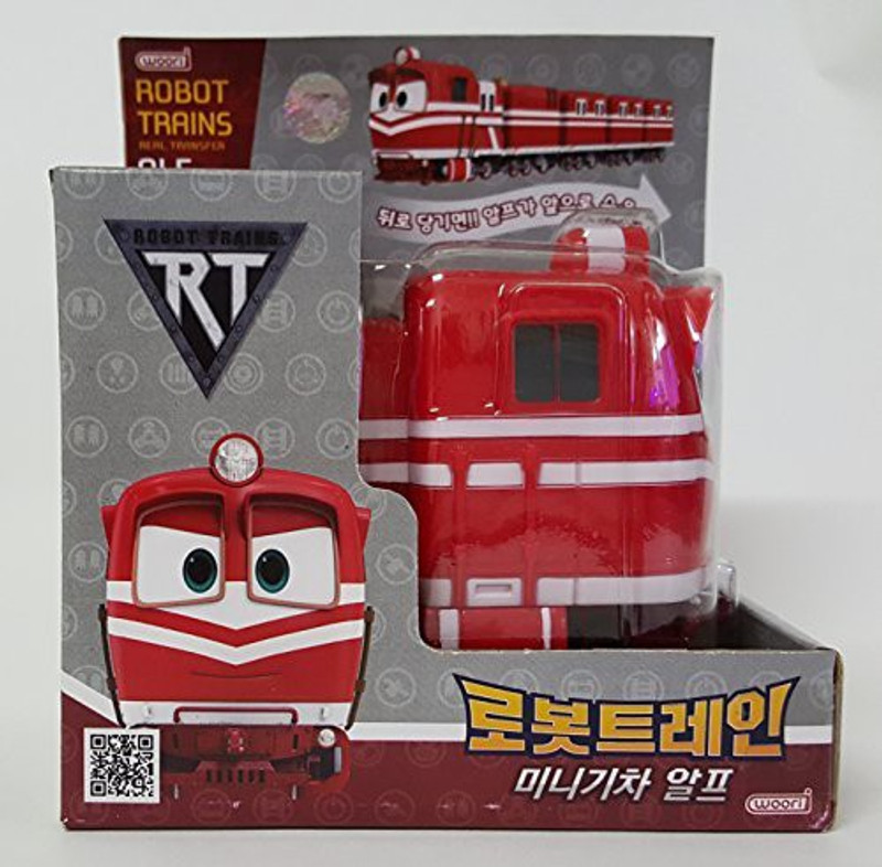 eileen [Robot Train] Korean Tv Animation Transformer Mini Robot Characters Toy For Kids Child "Alf"(Multicolor)