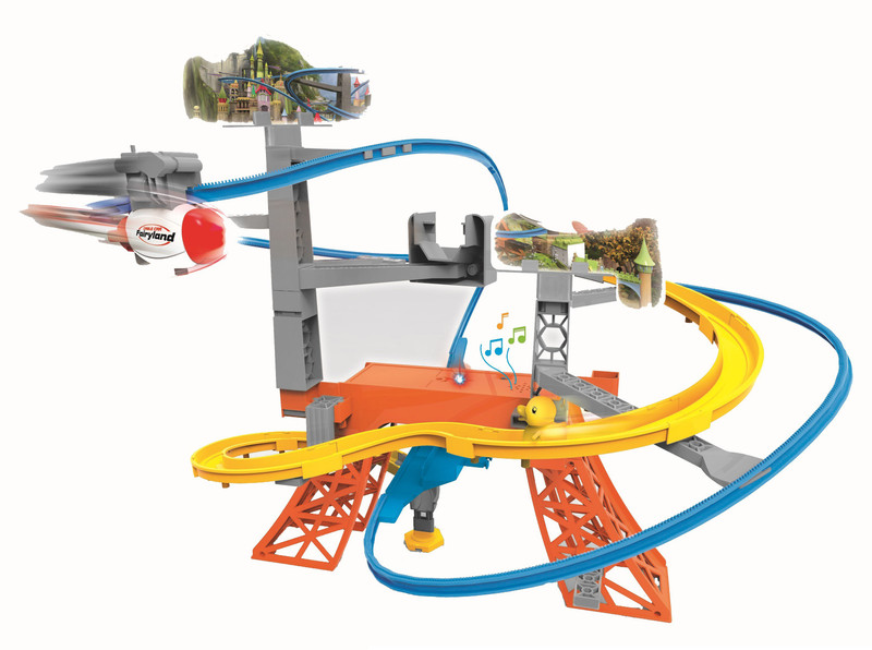 Webby Fairyland Cable Car K1 Air Track Set(Multicolour)