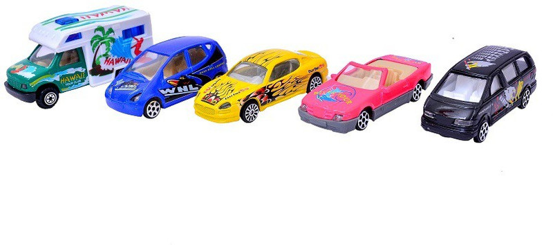 A2B Street Machine with Super fast Running Wheel(5 Car set)(Multicolor, Pack of: 5)