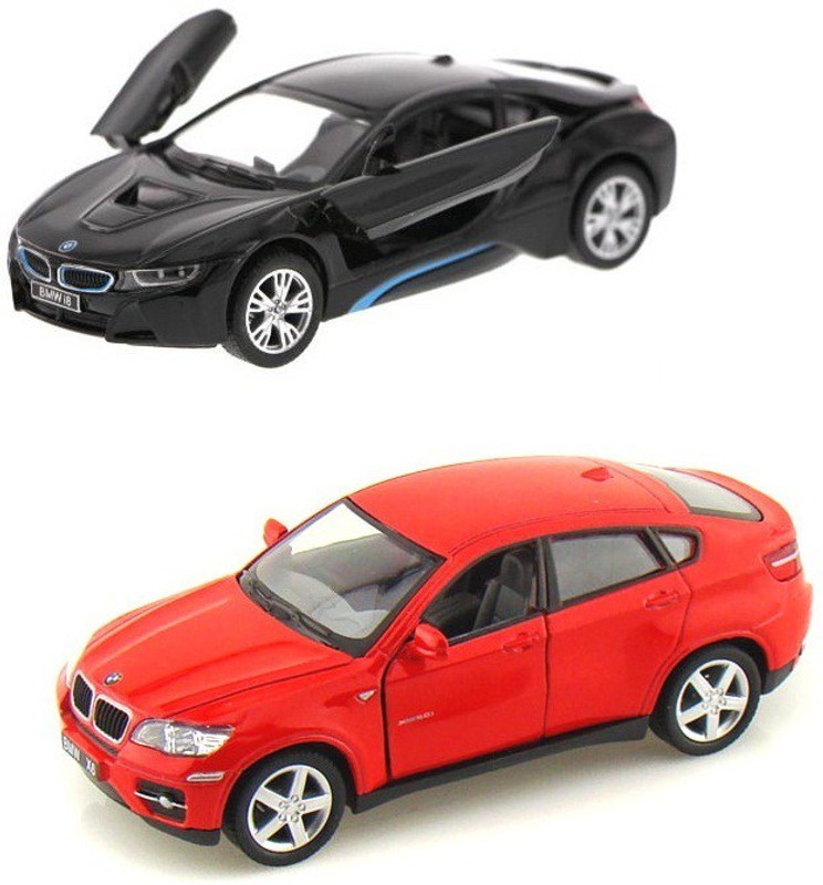 Kinsmart BMW i8 and X6 Mini Model(Multicolor, Pack of: 2)