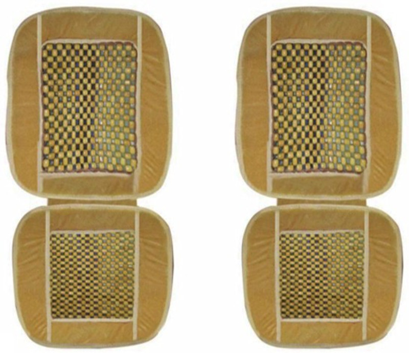 Speedwav Wooden Bead Seating Pad For Ford Ecosport(Front Seats Beige)