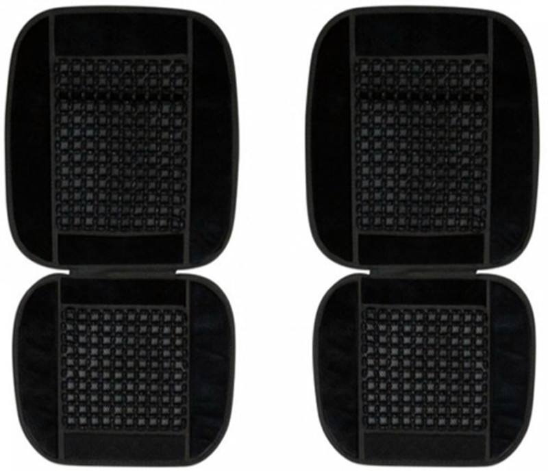 Speedwav Wooden Bead Seating Pad For Hyundai Eon(Front Seats Black)