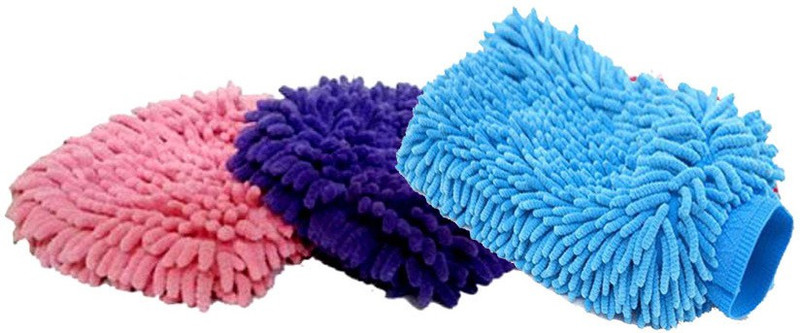 Gear-Go Microfiber Vehicle Washing  Hand Glove(Pack Of 3) RS.199 (50.00% Off) - Flipkart