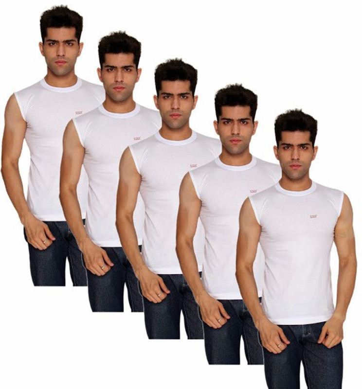 Nitlon Men Vest(Pack of 5)