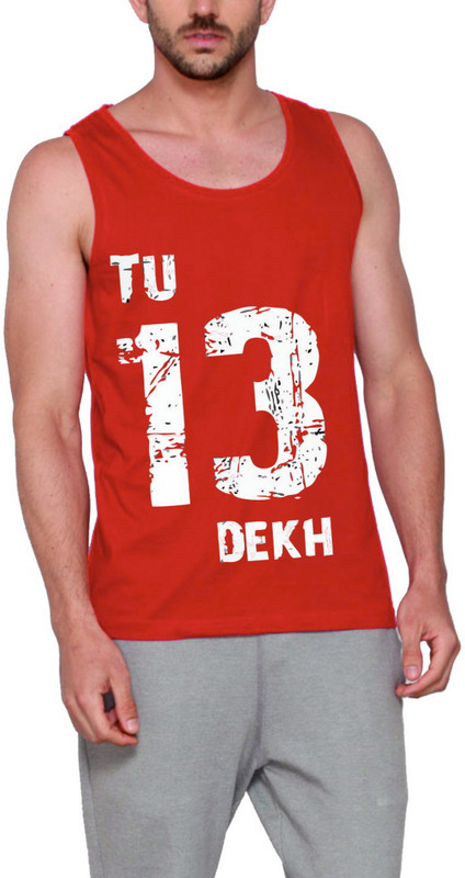 Elepants Graphic Print Men Round or Crew Red T-Shirt Elepants Graphic Print Men Round or Crew Red T-Shirt