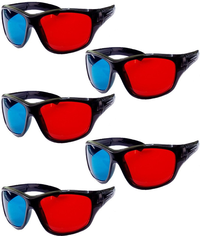 Hrinkar Updated Version ( 5 Pcs Pack ) Video Glasses(Black)