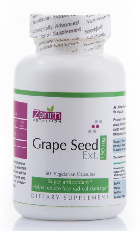 Zenith Nutrition Grape Seed Extract - 150mg(60 No)