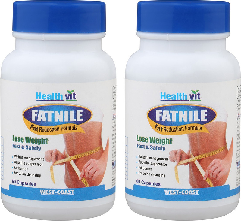 HealthVit Fatnile Fat Reduction Formula (Pack of 2)(60 No) RS.300 (58.00% Off) - Flipkart