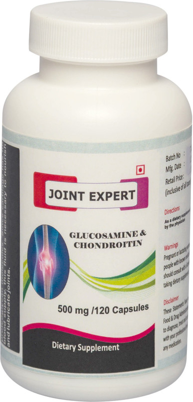 Joint Expert Glucosamine with Chondroitin(120 No) RS.765 (28.00% Off) - Flipkart