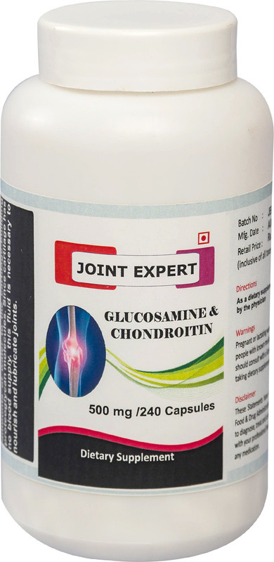 Joint Expert Glucosamine & Chondroitin(240 No) RS.1410 (28.00% Off) - Flipkart