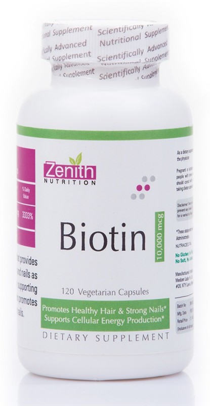 Zenith tion Biotin - 10000mcg 120 Nos(120 No)