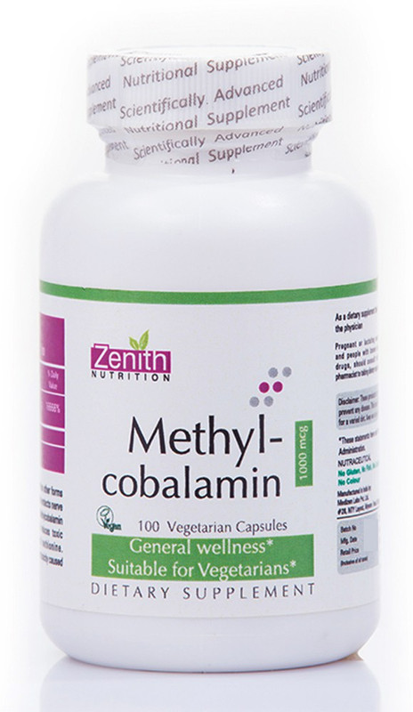 Zenith Nutrition Methyl Cobalamin-1000mcg(100 No)