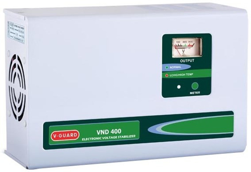 V-Guard VND400 Voltage Stabilizer for 1.5 Tonn AC(Metallic Grey)