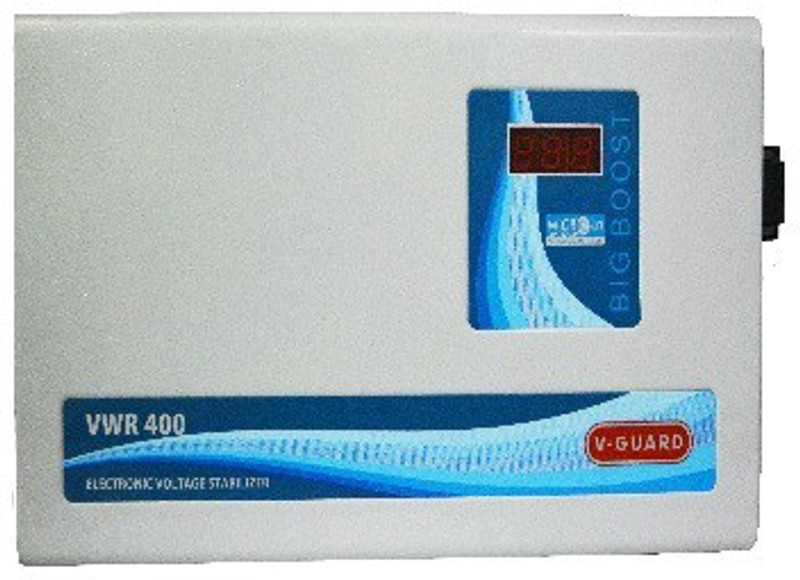 V-Guard VWR 400 Voltage stabilizer(Metallic Grey) RS.3948 (31.00% Off) - Flipkart