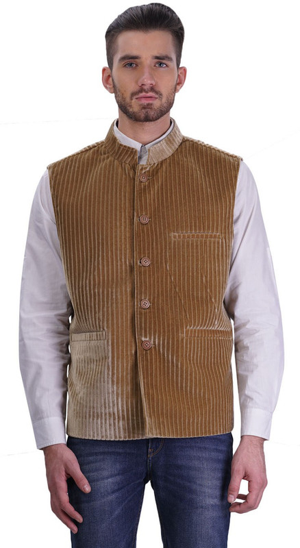 Pierre Carlo Woven, Solid Men Waistcoat