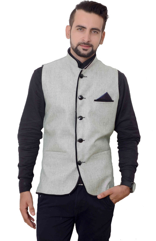 Hartmann Jute Woven Men Waistcoat