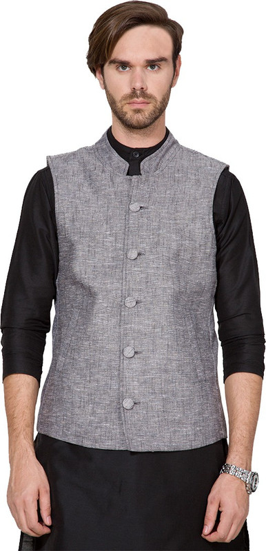 Svanik Woven Men Waistcoat