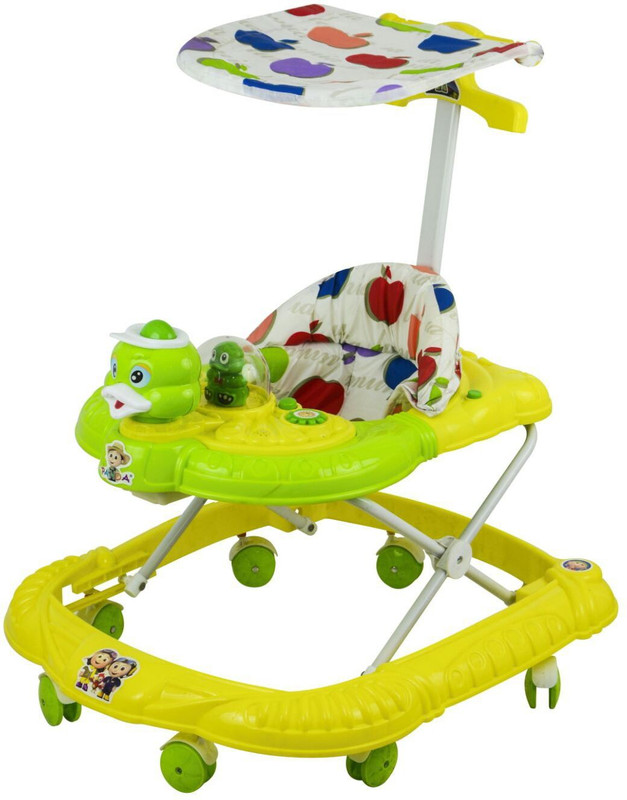 Panda Creation Musical Activity Walker With Parent Rod(Green)