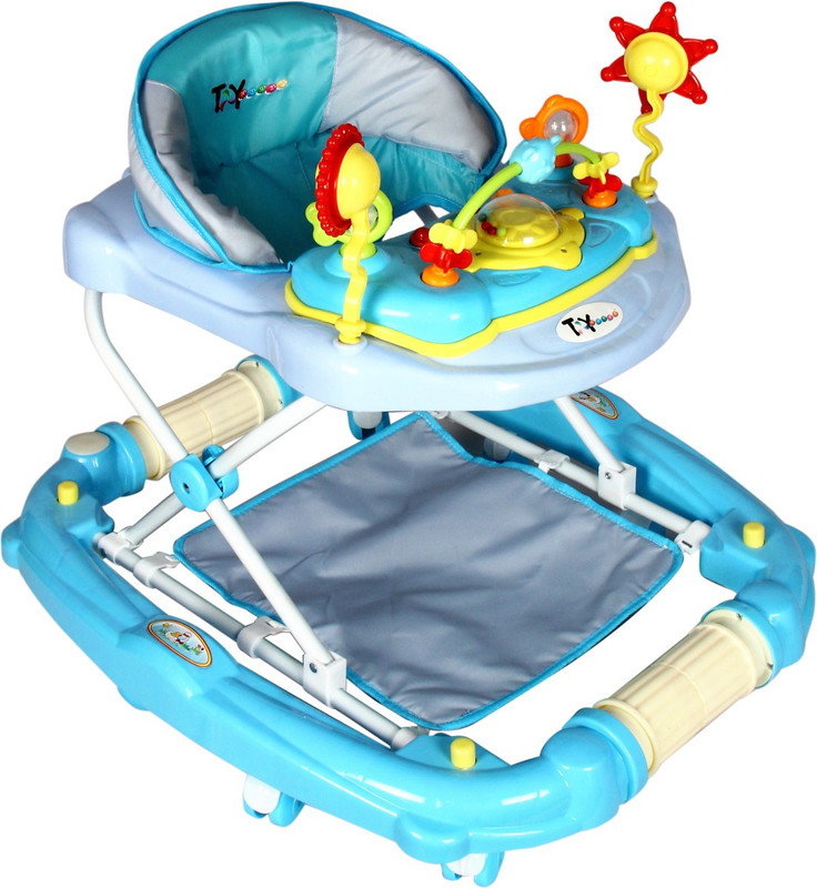 Toy House Musical 2-in-1 Walker(Blue)