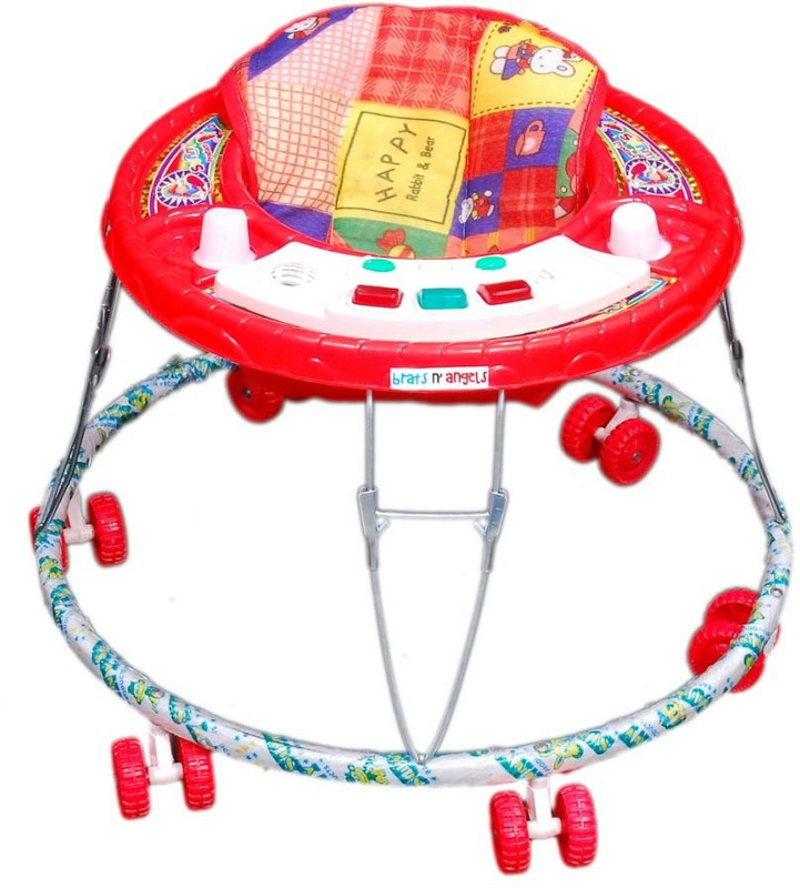New Natraj Musical Activity Walker(Red)