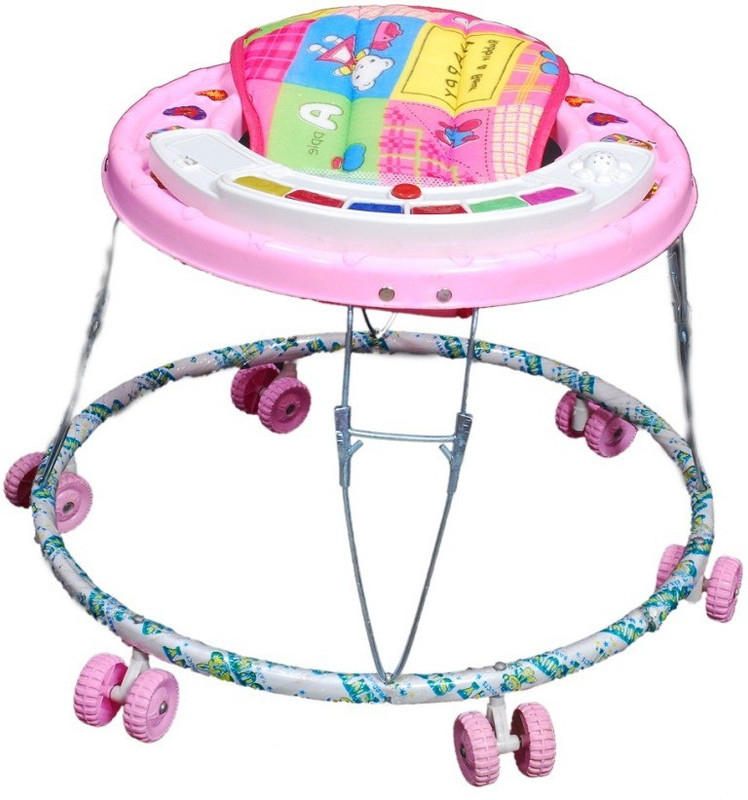 New Natraj Musical Activity Walker(Pink)