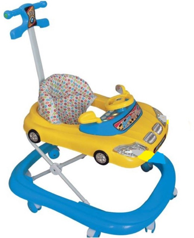 Panda Creation Musical Activity Walker With Parent Rod(Yellow)