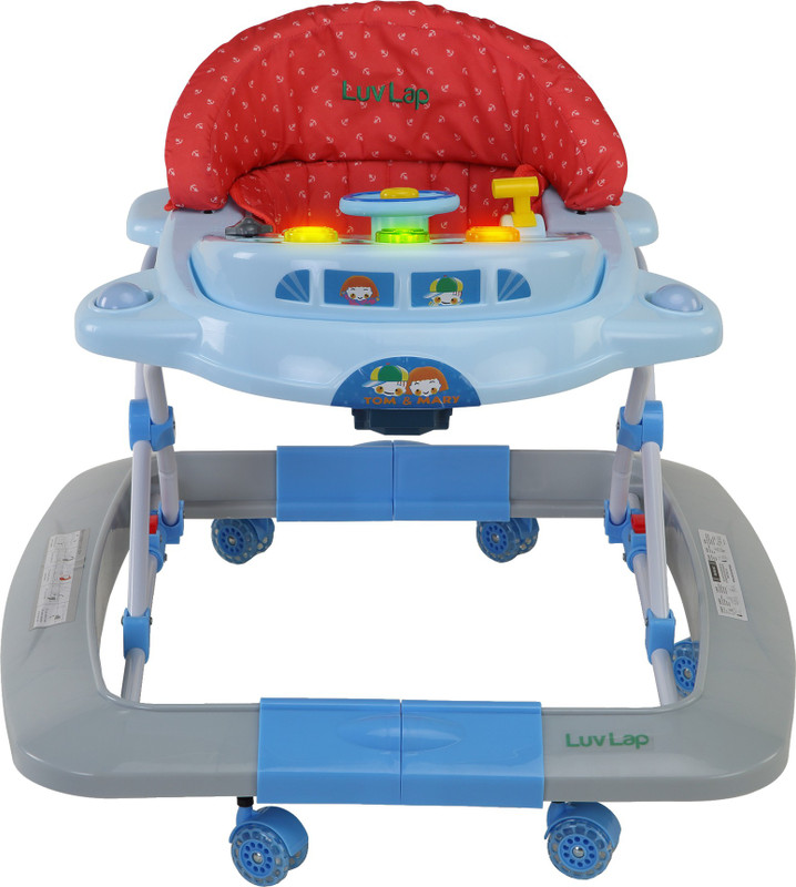 LuvLap Musical 2-in-1 Walker(Grey)