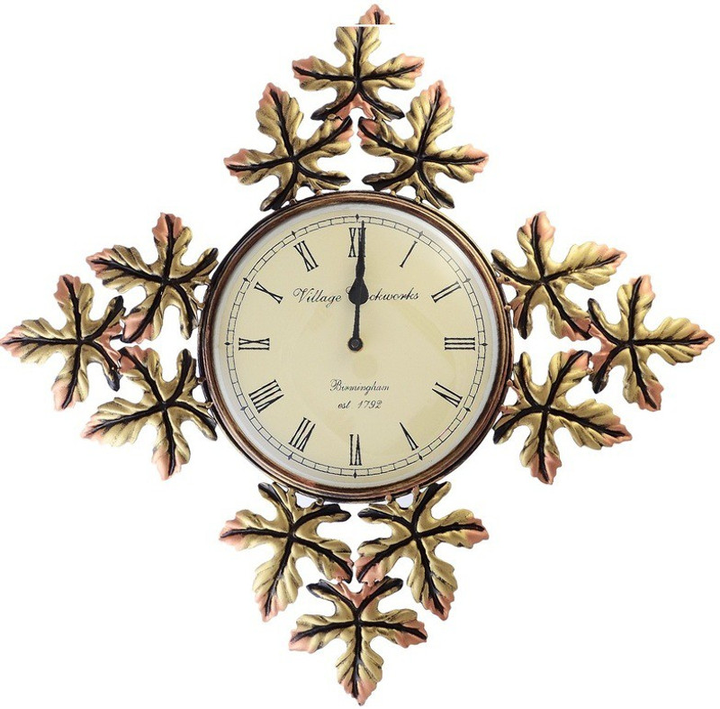 Wall Clock - Floral Design - home_decor