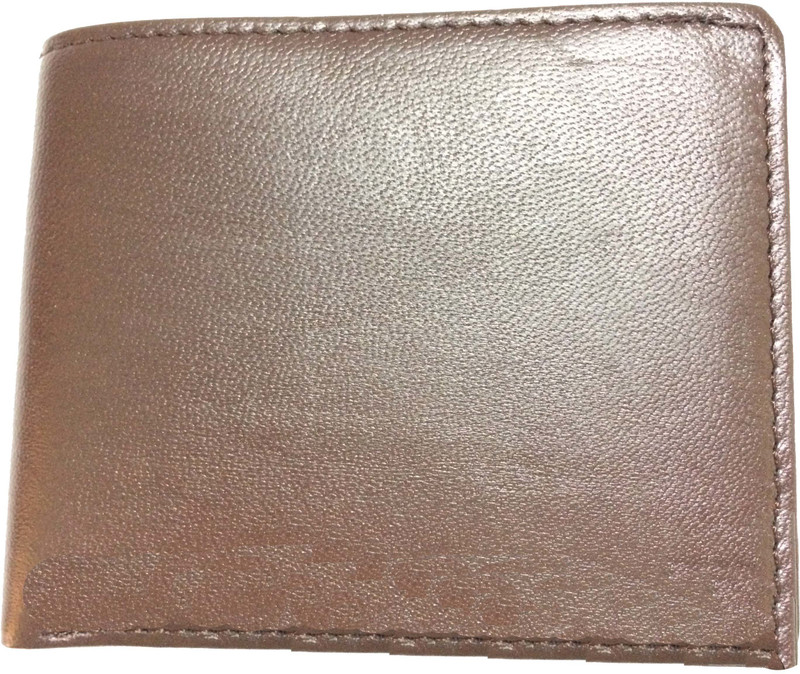 McParkar Men Brown Genuine Leather Wallet(7 Card Slots)