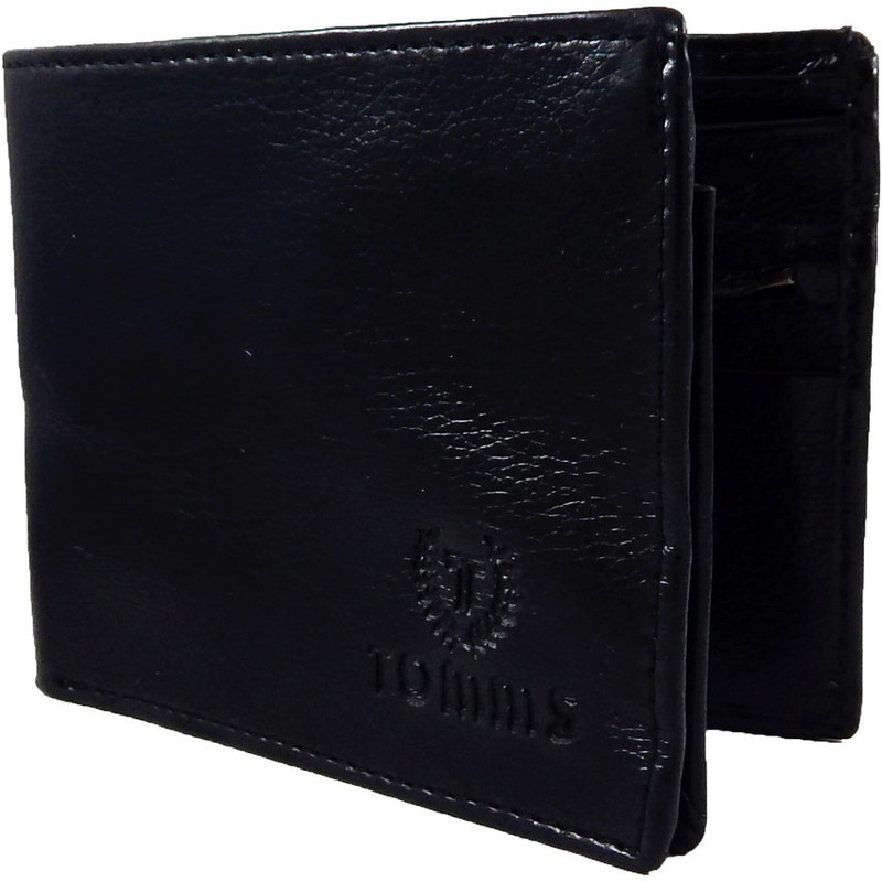 Orbit Men Black Artificial Leather Wallet(5 Card Slots)