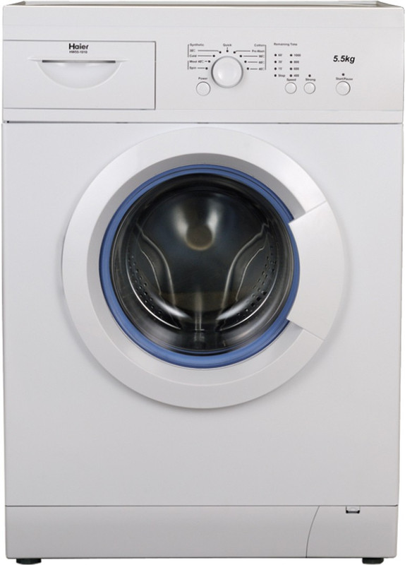 Haier 5.5 kg Fully Automatic Front Load with In-built Heater Silver(HW55-1010ME)