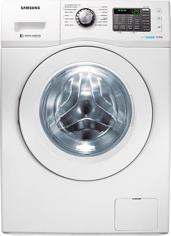 Samsung 6 kg Fully Automatic Front Load with In-built Heater(WF600U0BHWQ/TL)