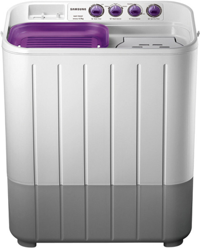 Samsung 7 kg Semi Automatic Top Load Purple, Grey(WT705QPNDMPXTL)