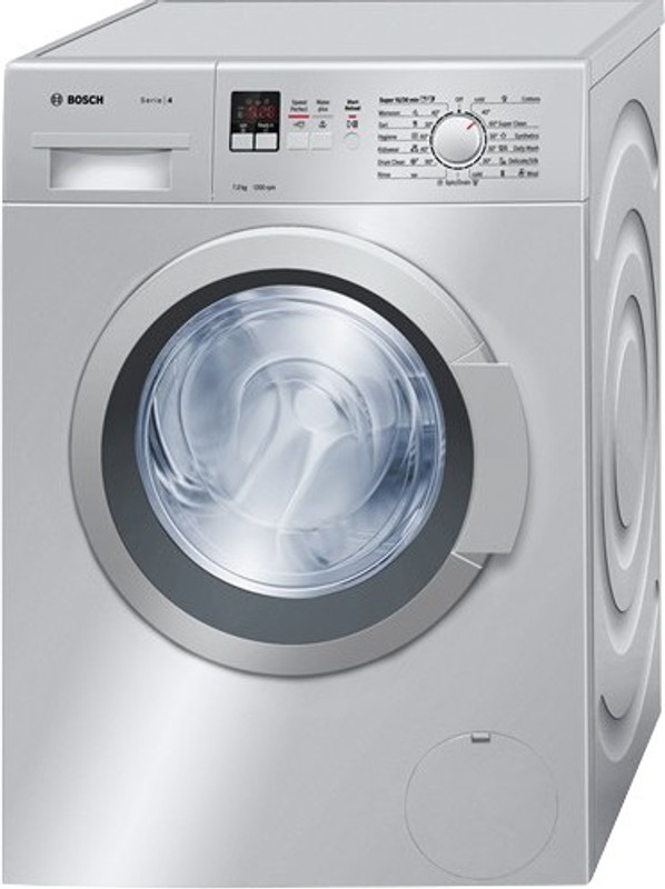 Deals - Bosch 7 kg Fully Automatic Front Load Washing Machine Silver 2 Year Warranty