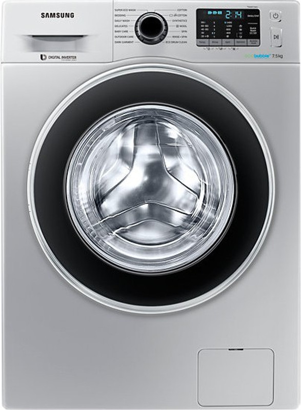 Samsung 7.5 kg Fully Automatic Front Load with In-built Heater(WW75J5410GS)
