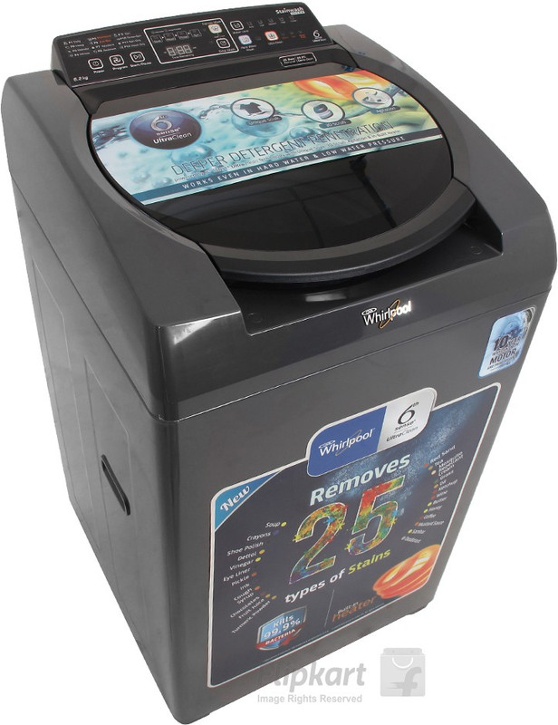 Whirlpool 6.2 kg Fully Automatic Top Load with In-built Heater(Stainwash Ultra UL62H)