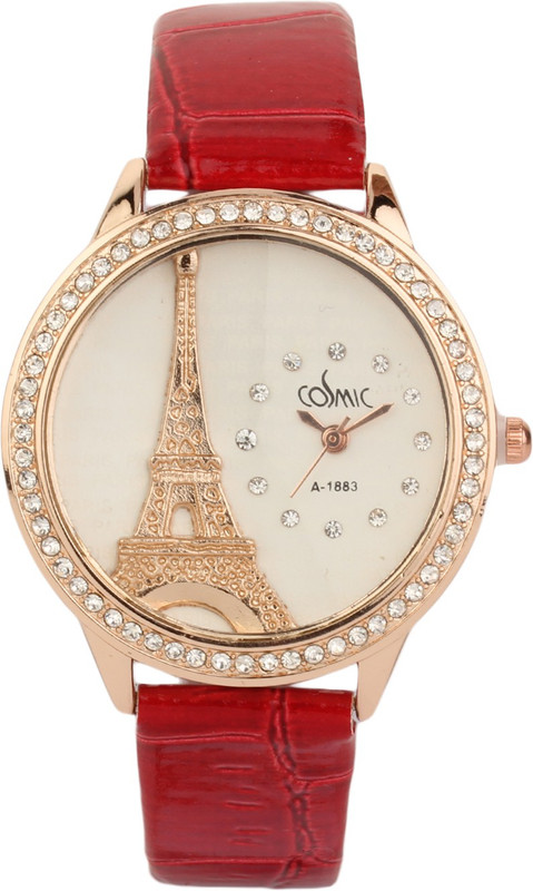 COSMIC DIAMOND STUDDED EIFFEL TOWER ANALOG WOMEN WATCH-000 Analog Watch - For Women