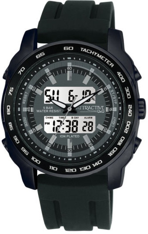 Q&Q DE06J502Y Analog-Digital Watch - For Men