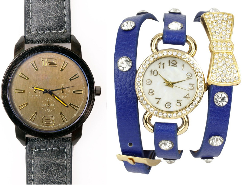 COSMIC RSDT3456 Analog Watch - For Couple