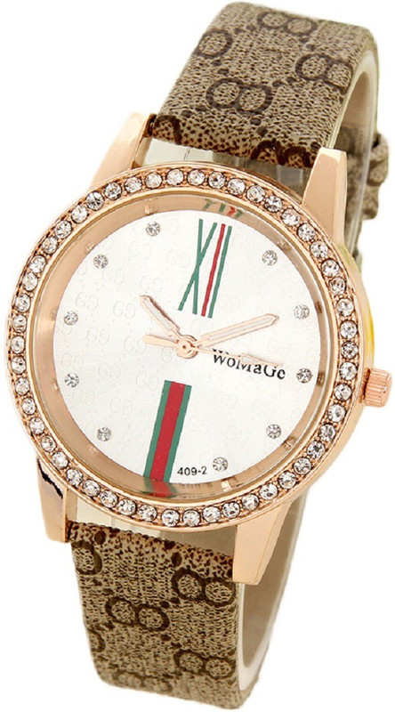Womage 409-2 Designer Strap Analog Watch - For Women