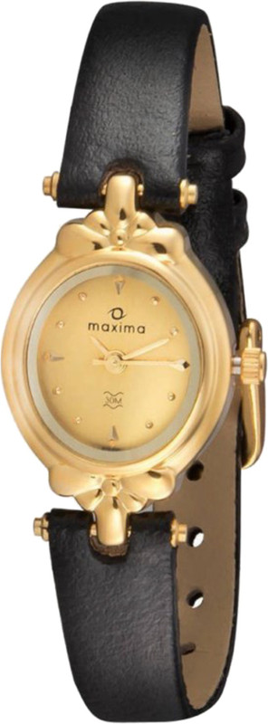 Maxima 05706LMLY Gold Analog Watch - For Women