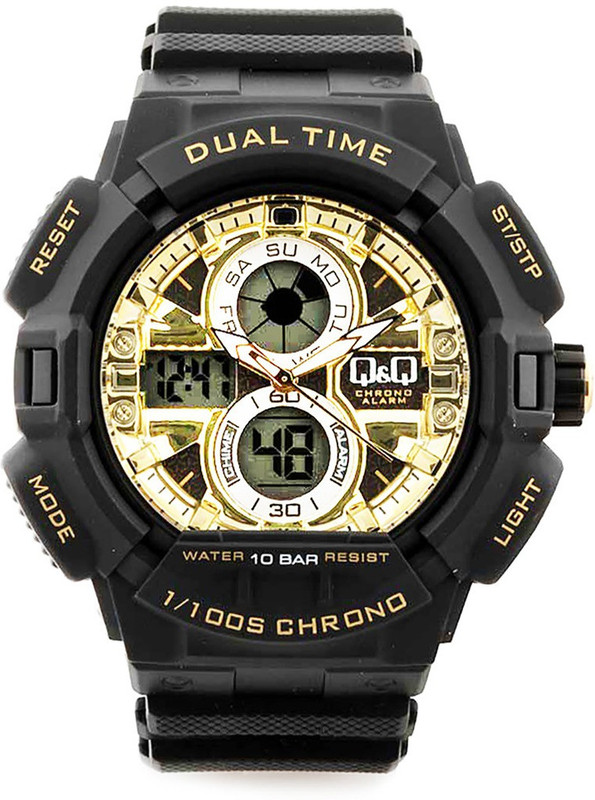 Q&Q GW81N003Y 1/100S CHRONO Analog-Digital Watch - For Men