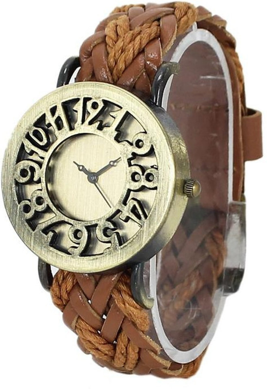Felizer Womens Metal Dial Leather Strap Analog Watch - For Women Felizer Womens Metal Dial Leather Strap Analog Watch - For Women