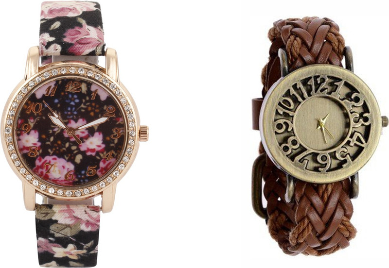 COSMIC KEW4293 SET OF 2 STYLISH WOMEN BRACELET WATCH Analog Watch - For Women