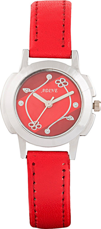Adine AD-1236 RED-RED Fasionable Analog Watch - For Women Adine AD-1236 RED-RED Fasionable Analog Watch - For Women